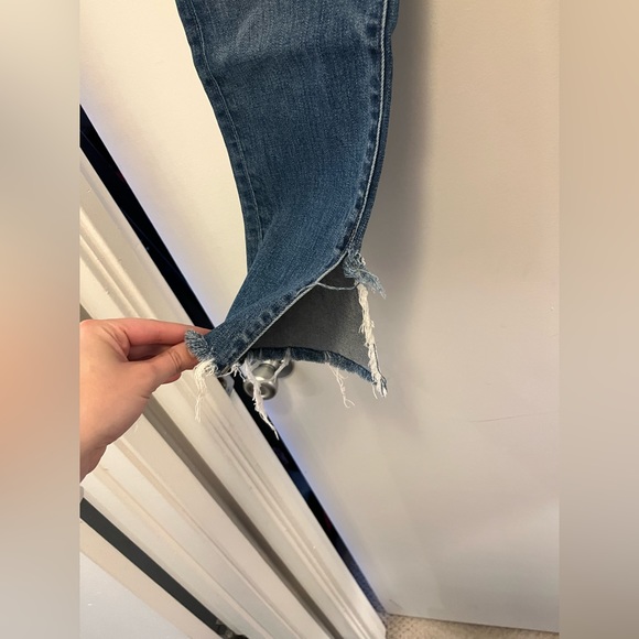 Treasure & Bond High-Rise Loose Skinny Slit Crop Jeans - Size 27 - Picture 4 of 8